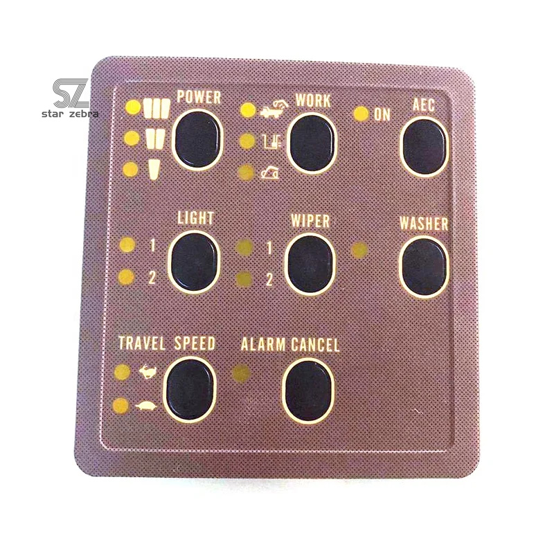 After Service Online support High Guarantee CAT E312 E320 Excavator Monitor Display Panel Surface Sticker