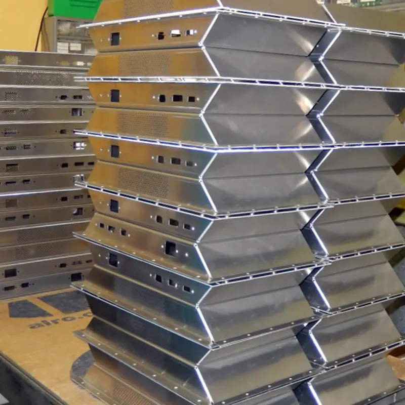 OEM Laser Cutting Bending Punching CNC Machining Welding Painting Integrated Solution Metal Enclosure Steel Fabricators