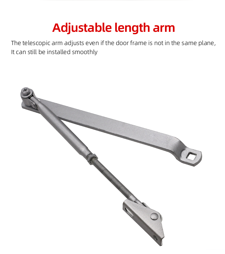 Hydraulic Door Closer Safe and Durable for Commercial Overhead Doors Less than 1050mm