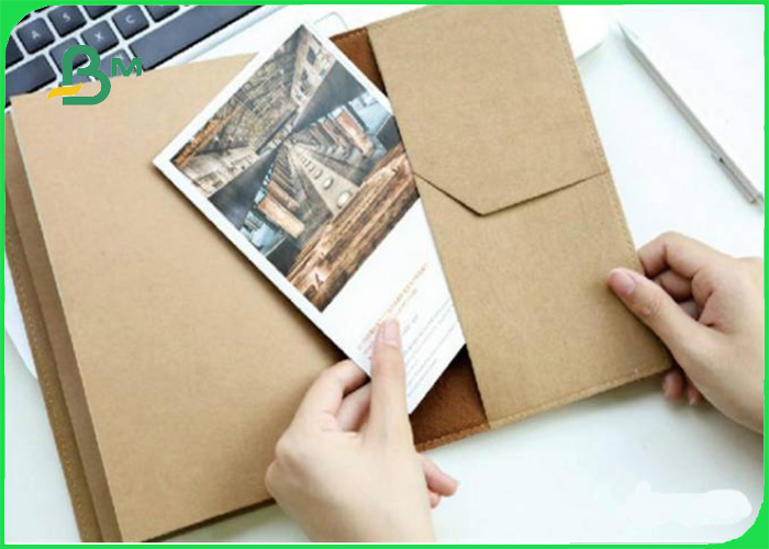 Gold color tasteless 0.3mm 0.55mm washable kraft paper width 150cm for Tote Bag