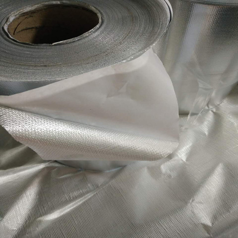 Twill Plain Woven Reinforced Aluminum Foil Tape 0.1mm-1.0mm