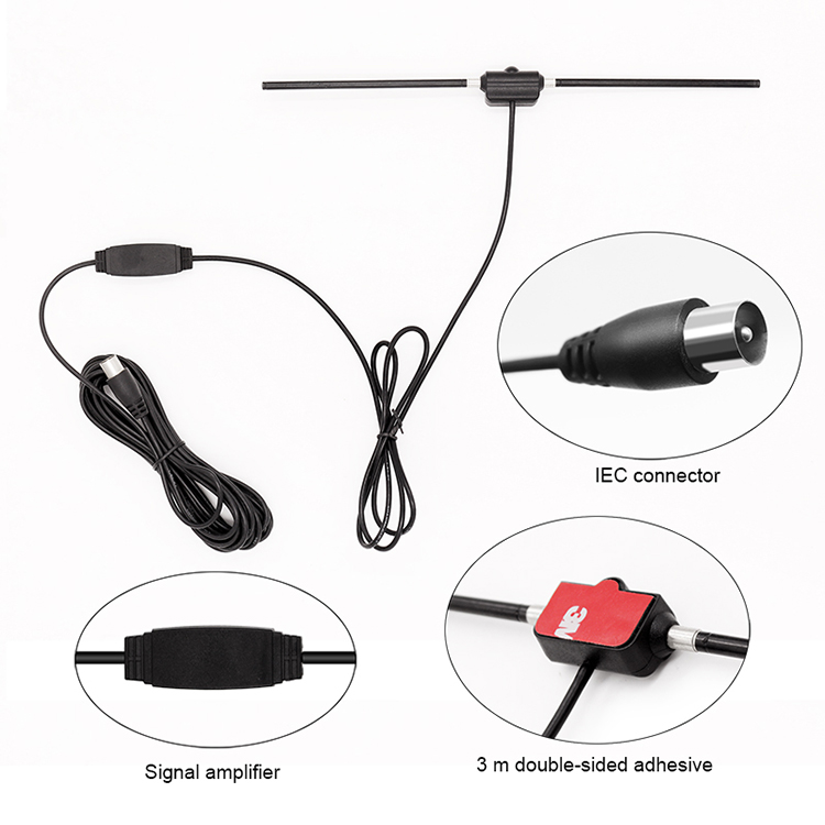 2 Way Radio Ham Car Aerial Antenna 862MHz ATSC TV DAB Universal