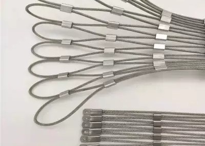 316L Stainless Steel Metal Wire Rope Mesh 8m Width 30X30 For Protecting Zoo