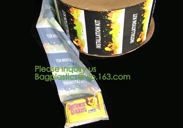 clear LLDPE easy tearing line pre-opened in roll bag,Factory custom LLDPE plastic autobag Preopened polybag on a Roll
