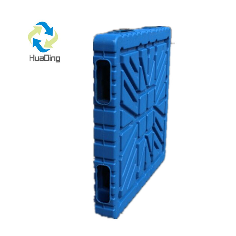 Stackable cheap pallet Blow Molding 1200*1000 Plastic Pallet Faced 4-WAY Wholesale Single pallet