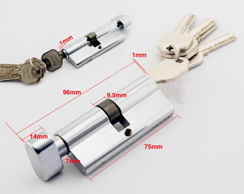 150 MA Emergency Door Lock Carrulous Line Finished , Electronic Bolt Lock With Key