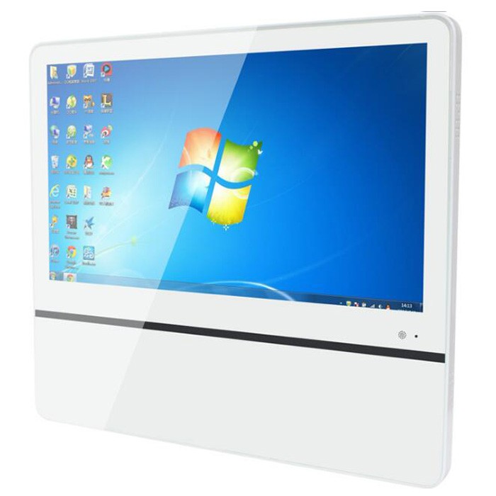 HD 23.8" 24" inch wooden frame LCD multimedia advertising signage monitor NFT LCD display photo frame with WIFI Android OS