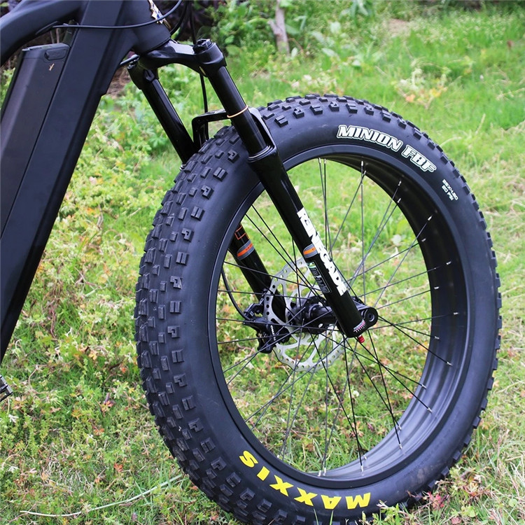 Aluminum Frame E Fat Bike , Fat Electric Bicycle With 26*4.0 Kenda Fat Tire