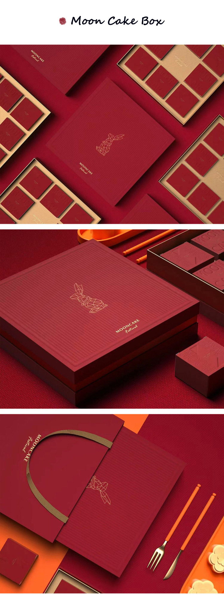 Red Embossed Empty Bulk Luxury Gift Boxes For Wedding Cake Packing Box 8x8