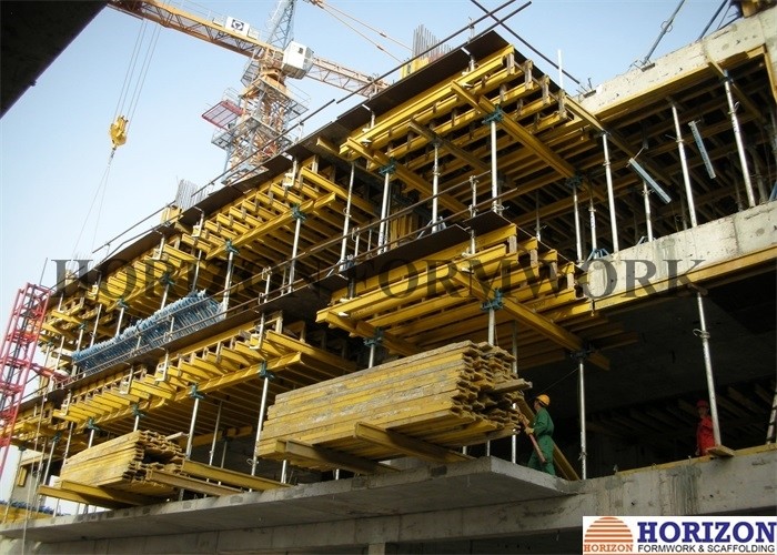 Recyclable Table Formwork Systems Timber Beam H20 Large Spindle Range 2.5x5.0m