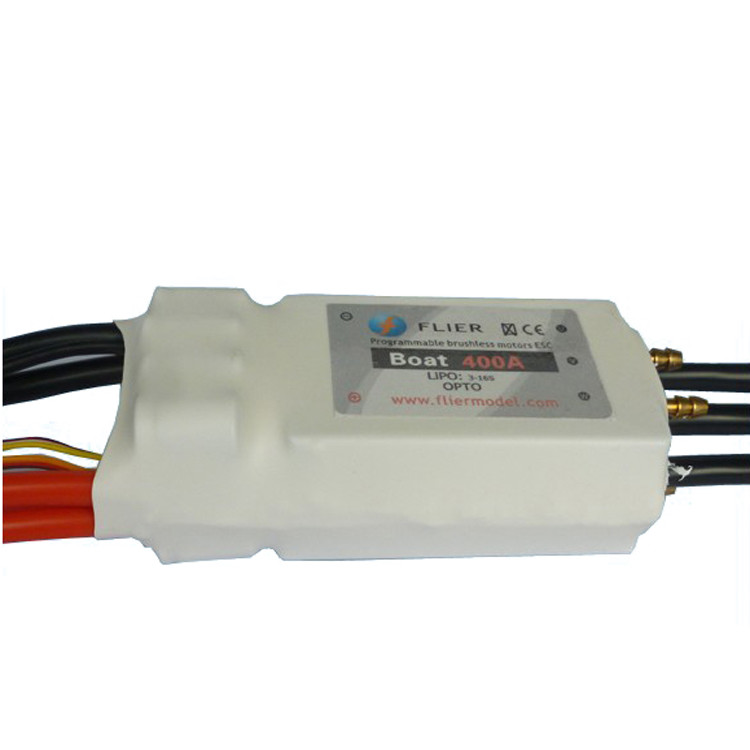 Compact Flier ESC Speed Controller , 22S 400A Brushless Rc Motor Controller