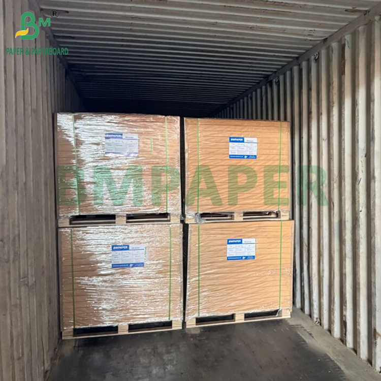 Food Grade Kraft 320gsm + 20g PE Coated Paper For Coffee Cup High Bulk 900mm