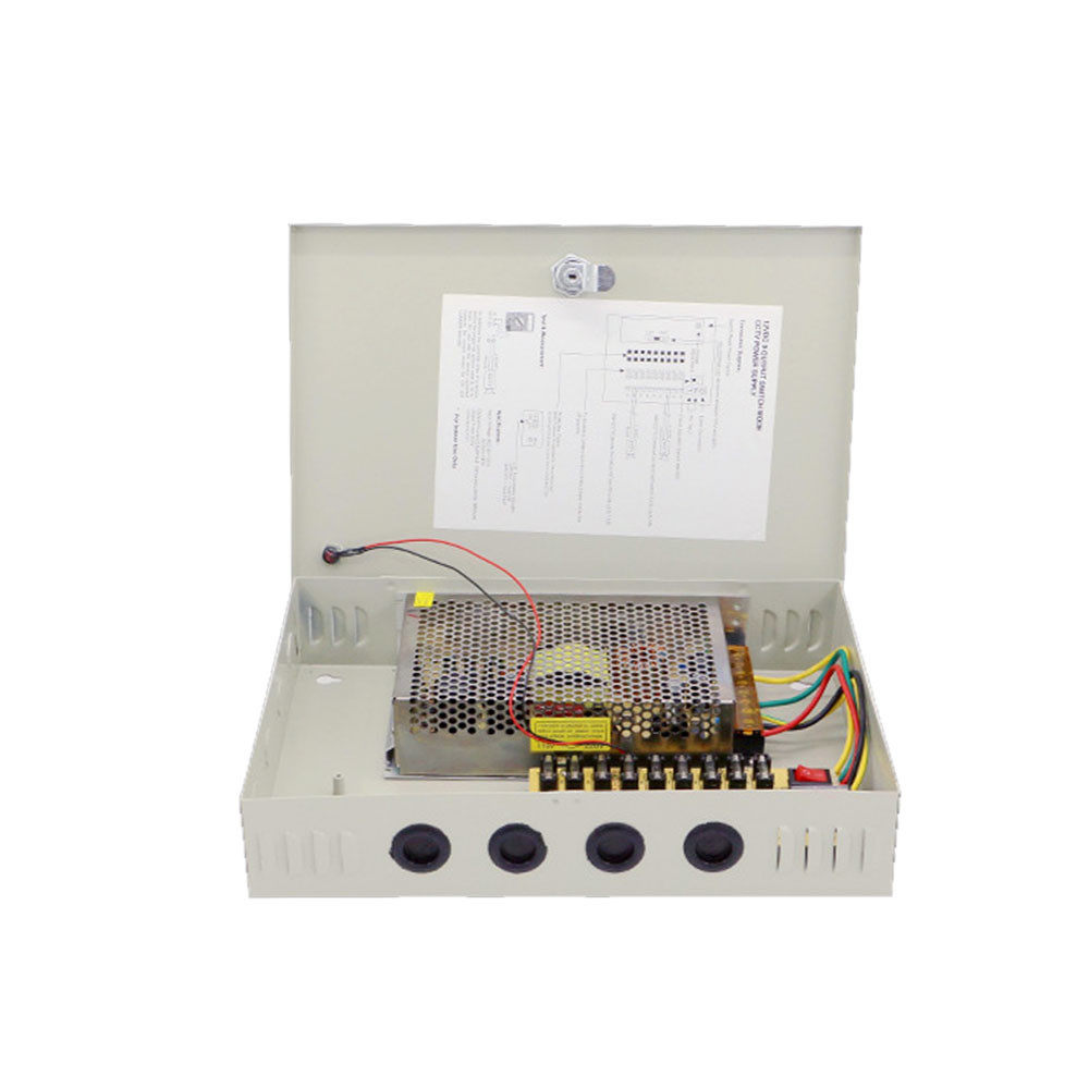IP65 outsaid 12V20A 9CH 250W CCTV Switching Security Monitoring Power Supply for Camera