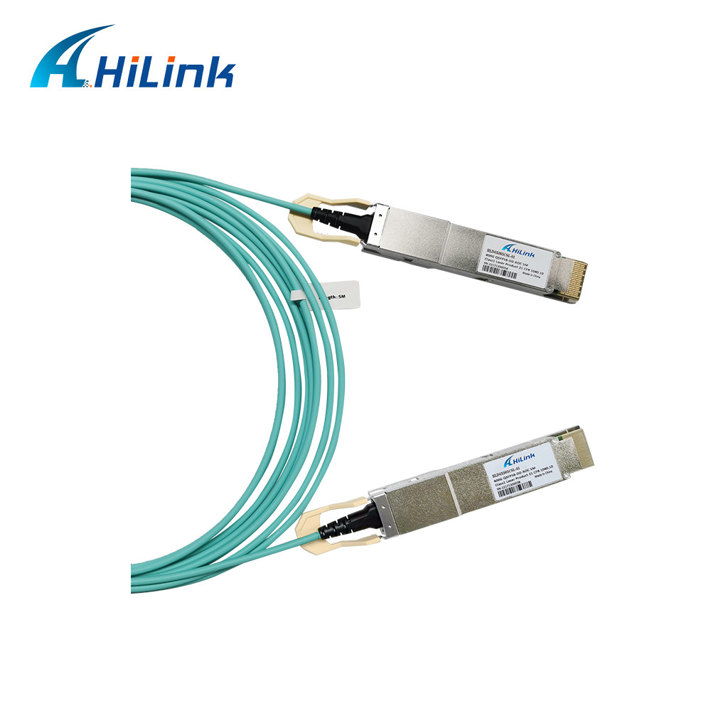 400G QSFP-DD To QSFP-DD 400G Active Optical Cable PAM4 AOC 5M For 400G Network Connection
