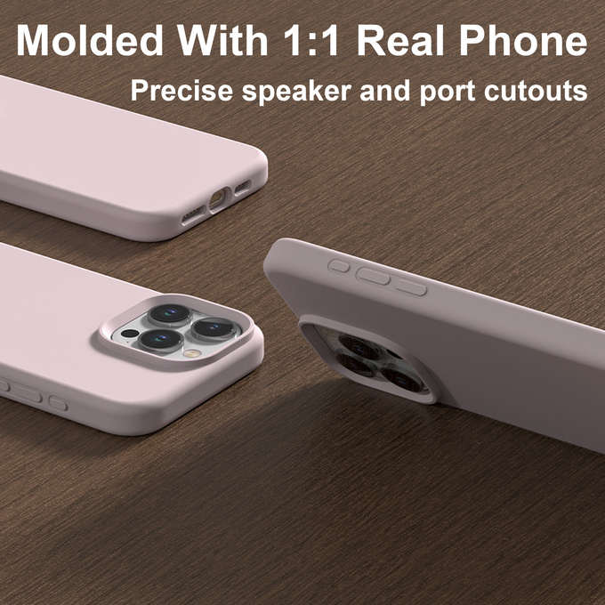 Drop Protection Real Liquid Silicone Phone Cover Shockproof For IPhone Cover