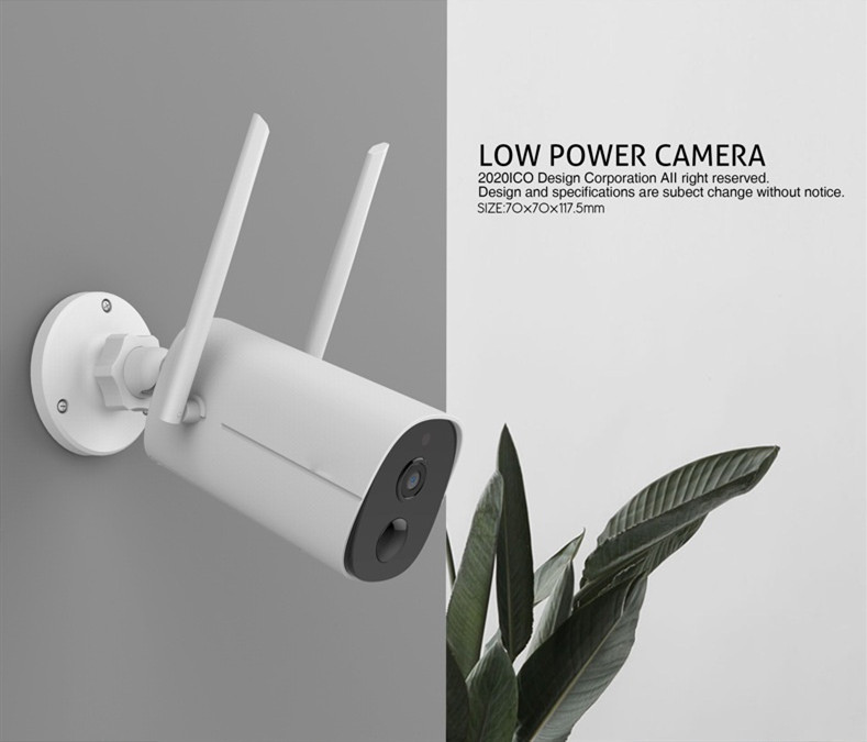Tuya Smart Wifi Bullet Network Camera Outdoor Waterproof IP65 IR LED
