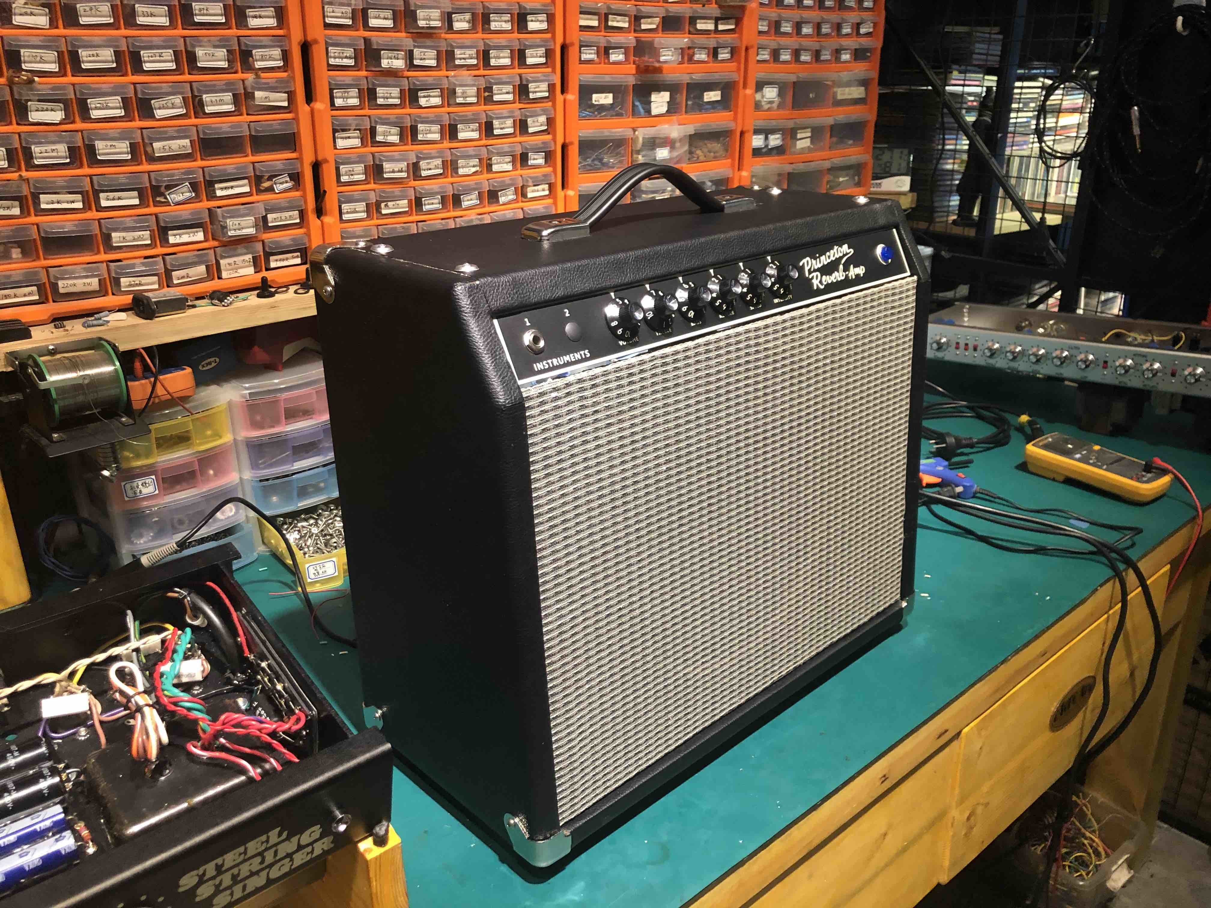 Custom 2021 NEW DESIGN Grand Princeton Reverb Amp Guitar Amplifier COMBO HEAD 15W 1*12 Inch JENSON Speaker Based on AA11
