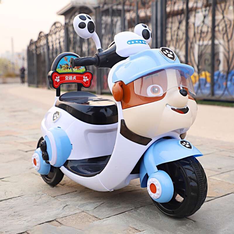 Style Three-wheeled Children's Motorcycle With Light And Music Charging time 8-10 hours