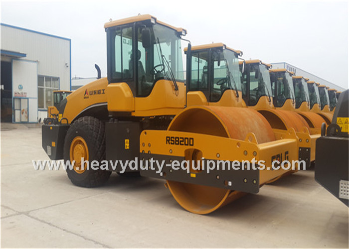 Rear Wheel Mechanical Vibratory Road Roller Road Paving Equipment 2.0/1.0 mm Vibrate Range
