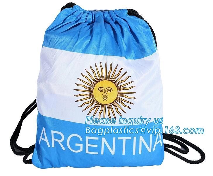Outdoor Use 210D Sample Shoe Polyester Drawstring Bag,fashionable pattern printing polyester foldable shopping bag PACK