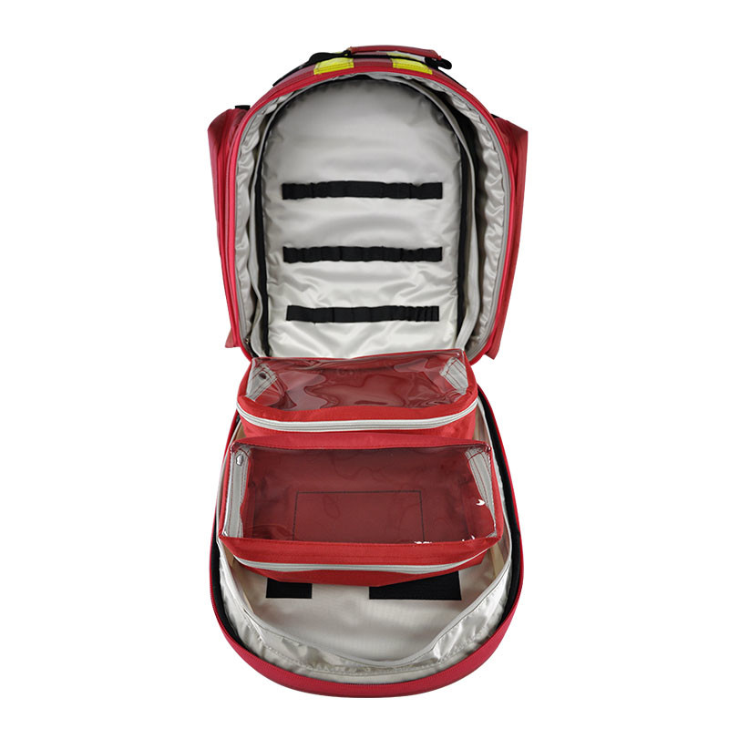 Large Capacity First Aid Responder Bag Empty Trauma Emergency Backpack