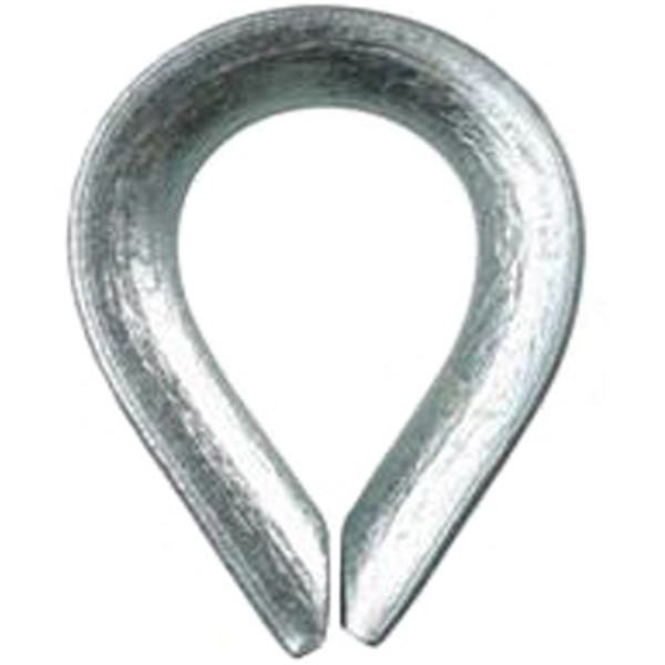 BS464 Wire Rope Thimble Ordinary Steel Cable Thimble 0.076 - 15kg / Pc