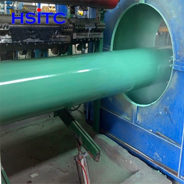 Epoxy 2540mm Anti Corrosion Straight Welded Pipe Din30678