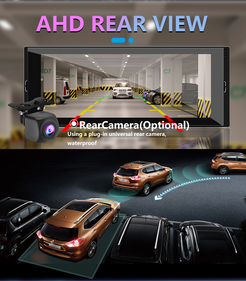 Universal 6.86 inch Dual Din Car Stereo Autoradio Head Unit Car Audio Multimedia Android Car Player