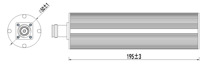 Low Pim Load 698-4000MHz 4.3-10 F 50W 5g Ibs Das