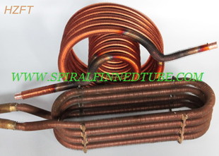 Waste Heat Recovering Fin Coil Heat Exchanger in Domestic Water Boilers