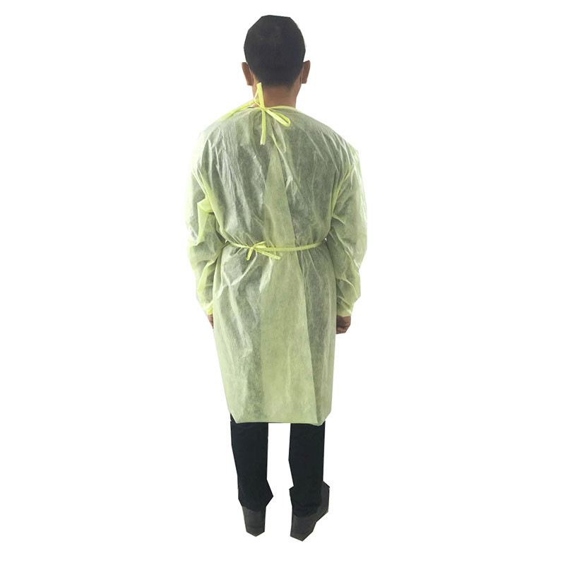 Waterproof Medical Protective Clothing , PP 37sgm Disposable Protective Suit
