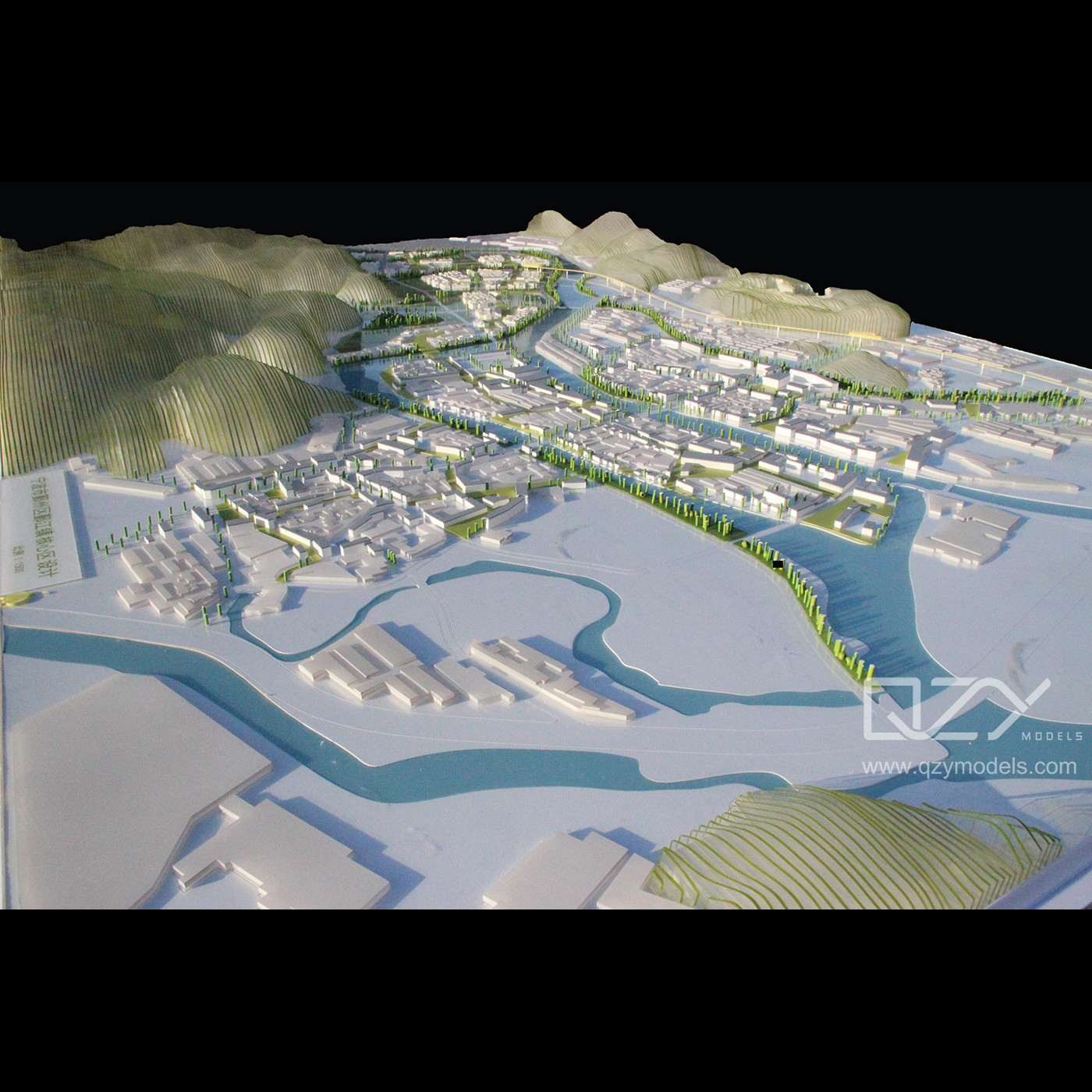 Wuyan Design - 1/1500 Ningbo Yinzhou Yinzhou River Planning Mode