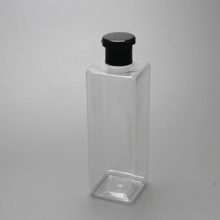 PET squire Shampoo shower gel bottles 530ml in clear color