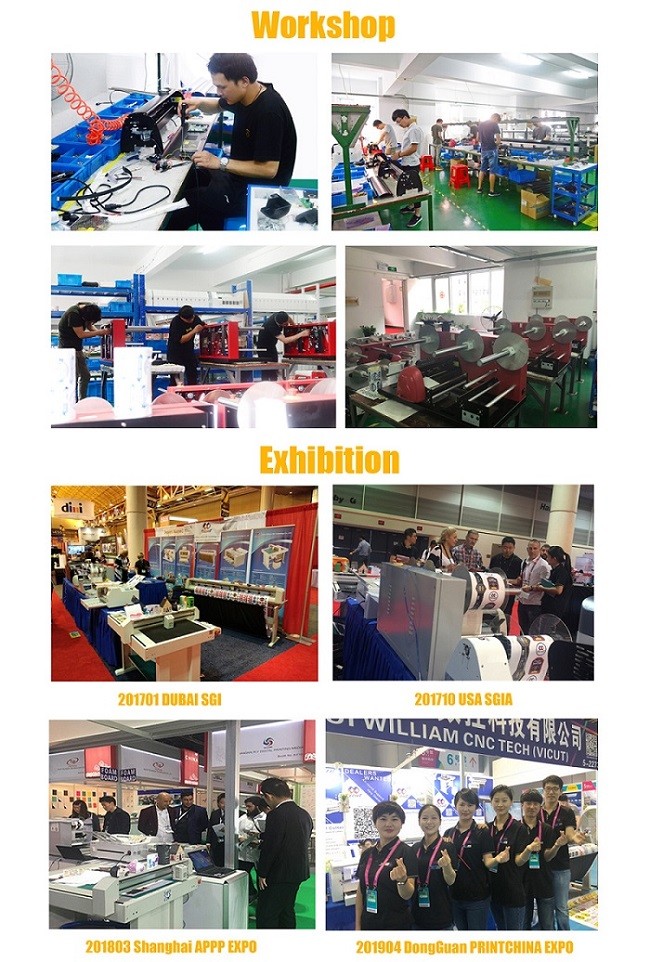 Compact Size Digital Label Cutter Optical Positioning Label Die Cutting Machine