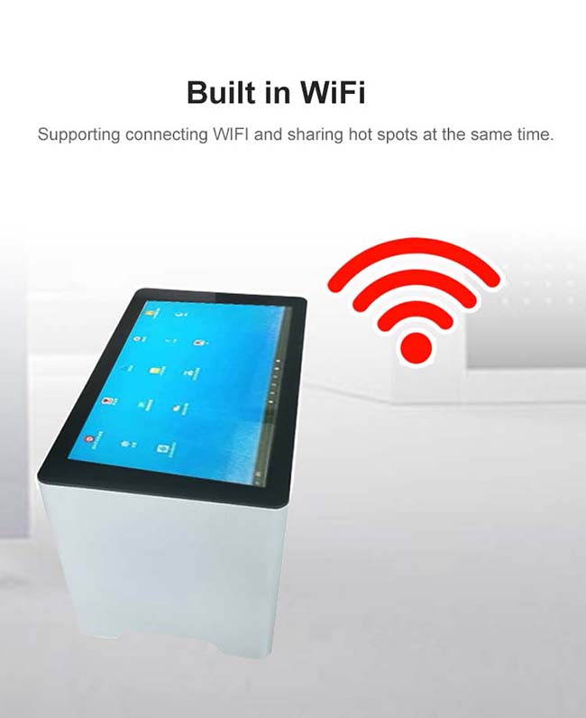 43 Inch New Design LCD touchscreen digital tea table  Interactive touch screen