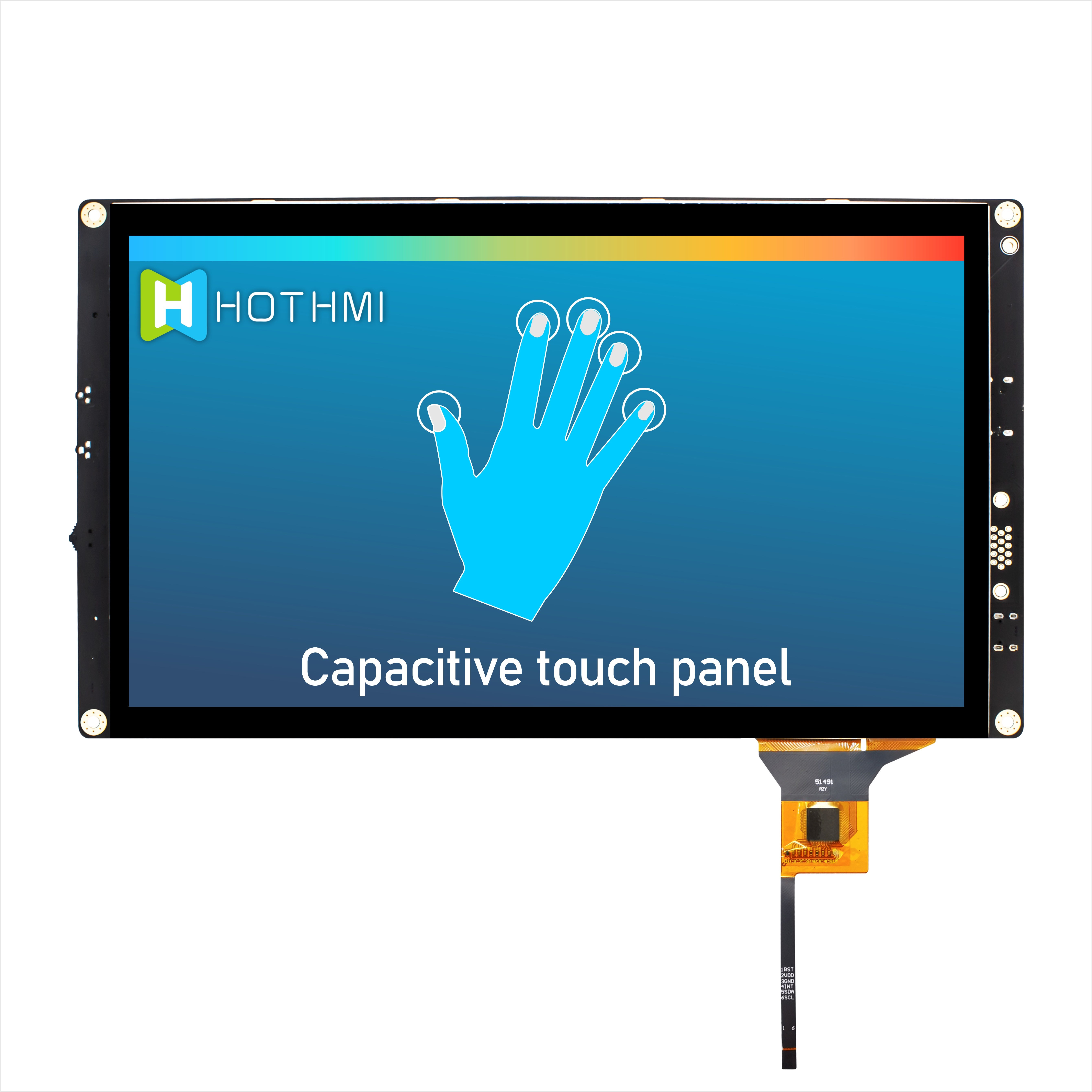 10.1 Inch HI IPS 1024x600 TFT LCD Module Display Capacitive Touch With Raspberry Pi