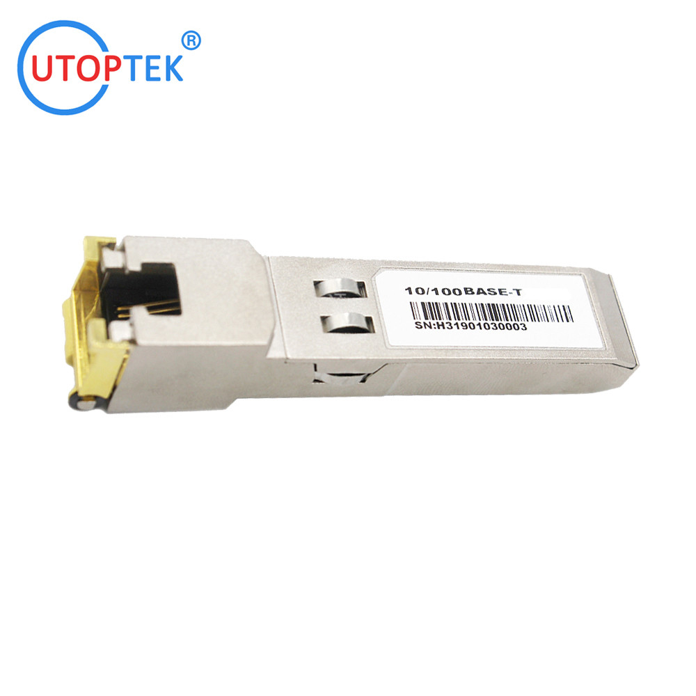 10/100Base-T Electrical SFP RJ45 Copper SFP module cisco Huawei juniper Nokia Compatible