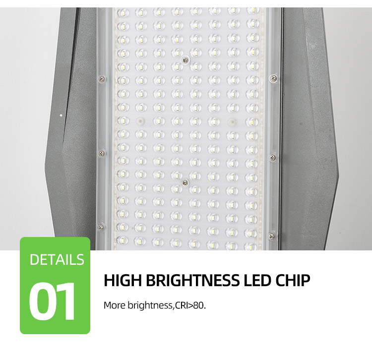 Thick Aluminum 200 Watt Solar Charged Street Lights , Solar Powered Street Lamp IP65 Waterproof