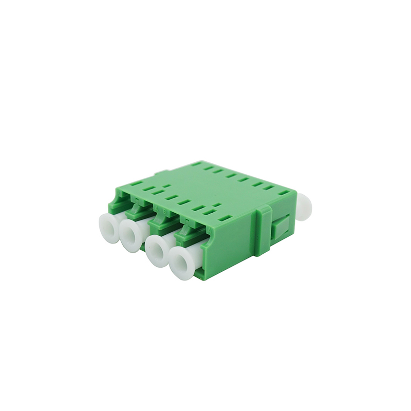 Customized Fiber Optic Adapter 4 Port LC APC With Flange OEM