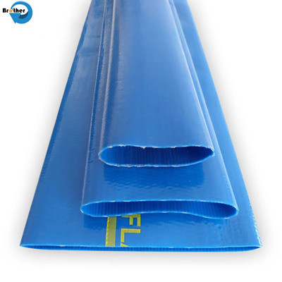 3/4" to 16 Inch Water Discharge PVC Layflat / Lay Flat Hose for Irrigation