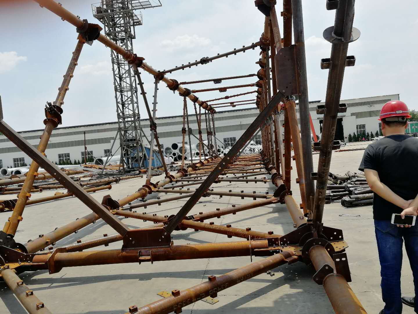High Tensile Strength Tubular Transmission Tower 4.8S / 6.8S / 8.8S Bolts