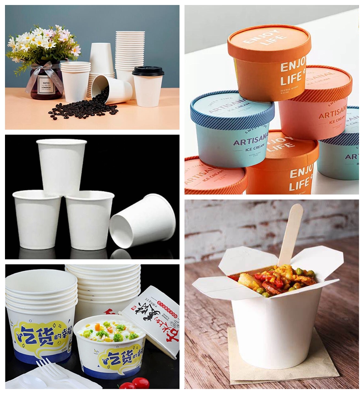 Excellent Formability White PE Coating Cup Material 230g +  PE 15g