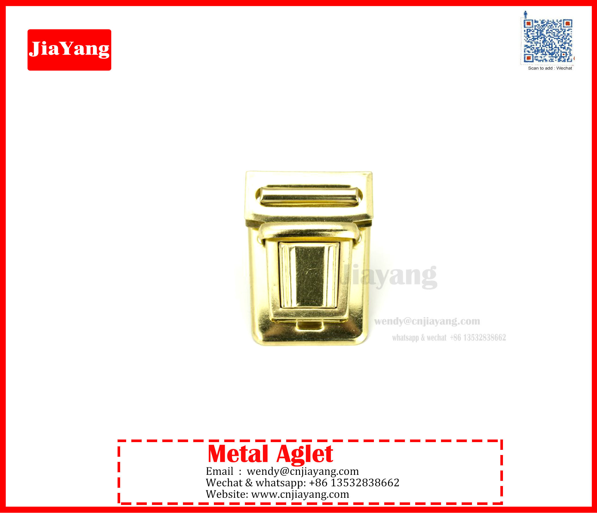 Brass Color metal locks for wooden box