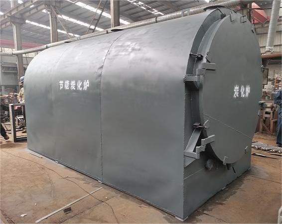 Wood Tree Airflow Carbonisation Furnace Charcoal Production Machine