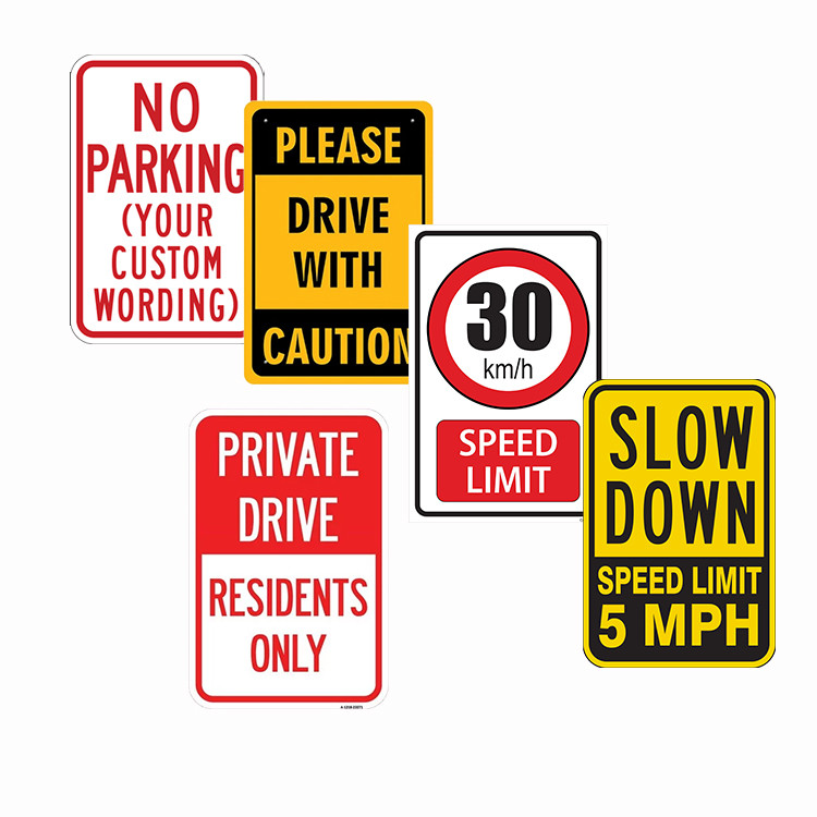 ODM Outdoor Mandatory Reflective Traffic Signs Roadway Symbols Warning