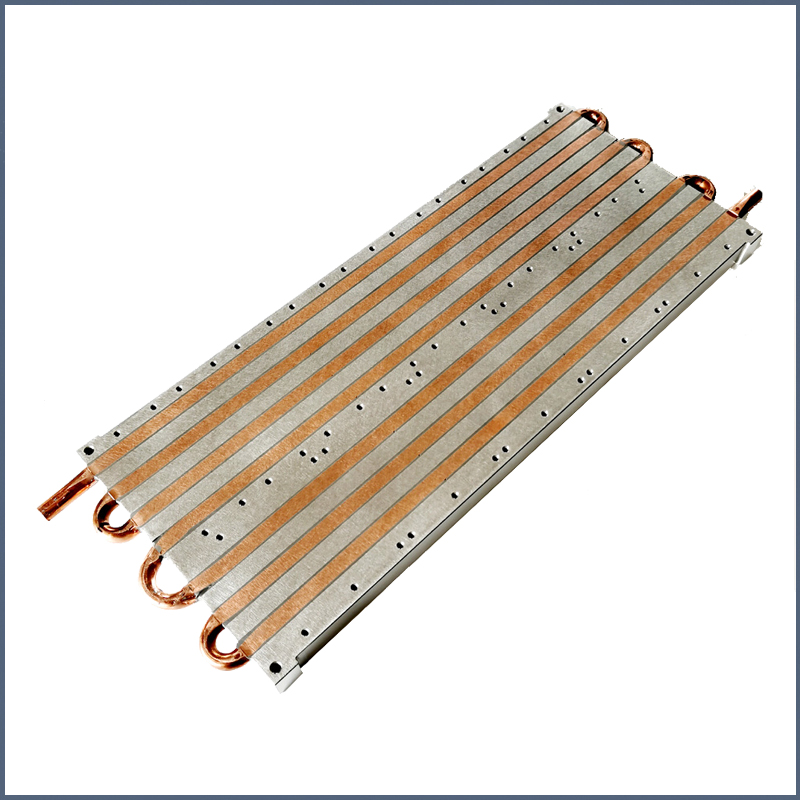 Painting Water Cooled Radiator Heat Sink 120x30x250mm For Mining