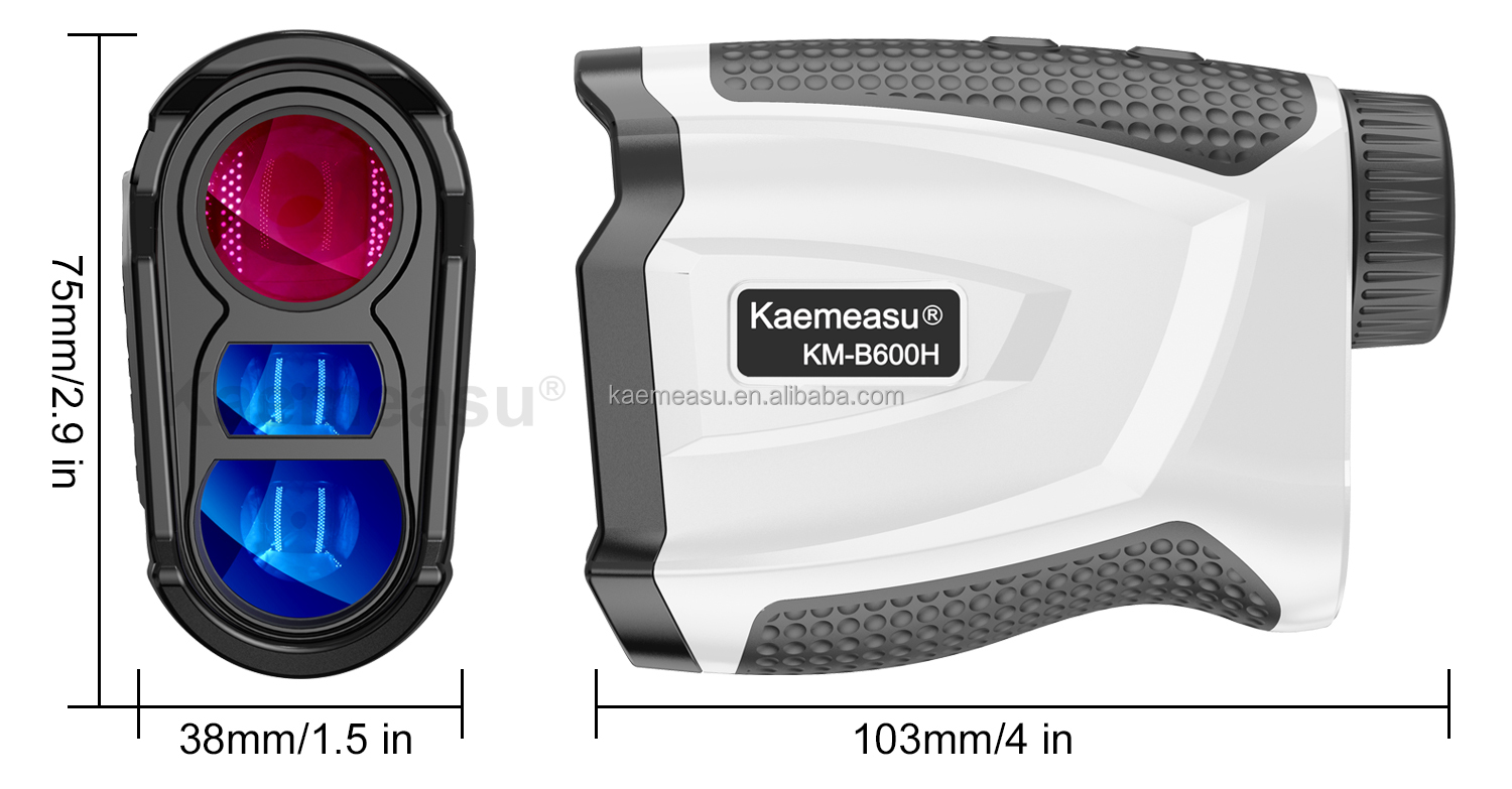 kaemeasu Handheld Rechargeable OEM Hunting Golf Laser Rangefinder With Magnet Adsorption 450M/600M/800M/1000M