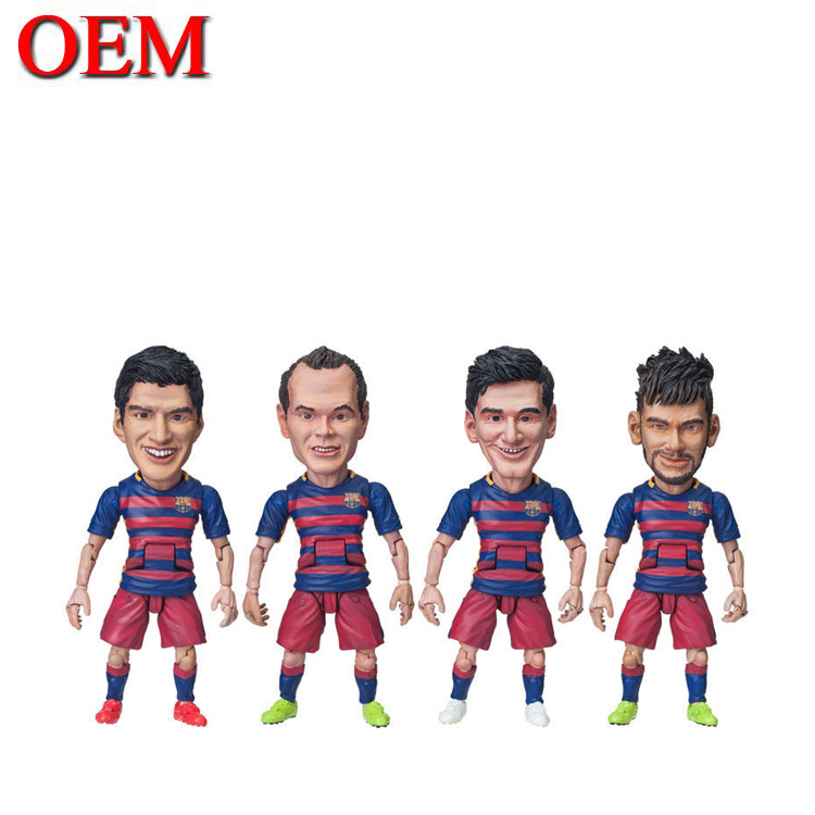 CustomG0104 XT1003 New Famous Football Player Neymar Messi Ronaldo Suarez Character Mini Block Figure Plastic Toy