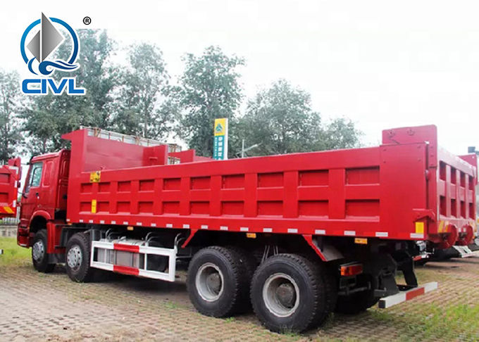 Sinotruk HOWO7 8X4 10Tires 20M3 Bucket Heavy Duty Dump Truck For With Frond Lifting EUROII With 371hp