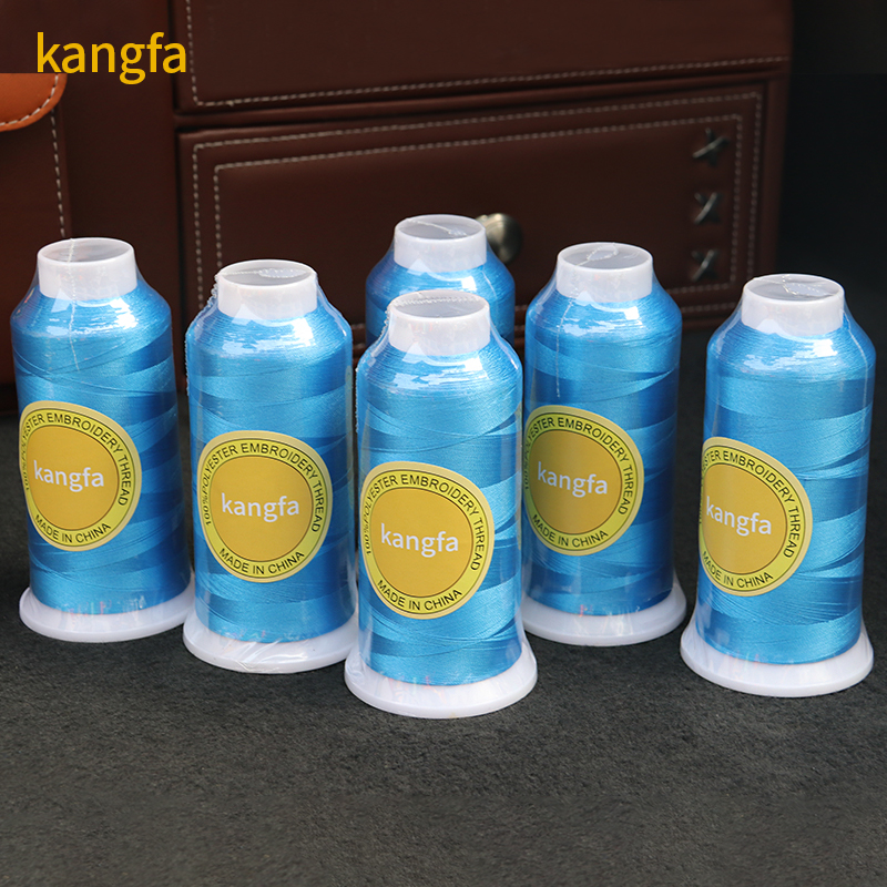 125g Weight/Cone 720 Colors 100% Polyester Embroidery Thread for Machine Embroidery